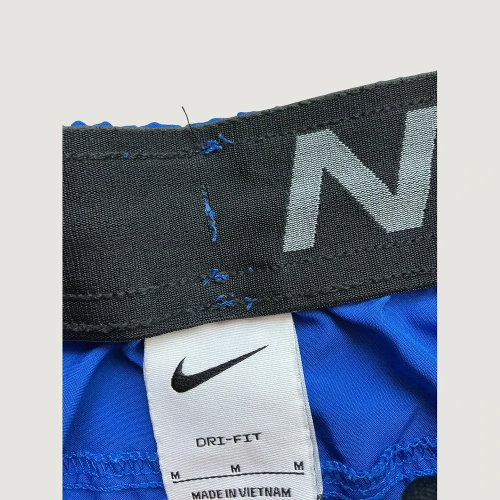 Nike Mens Dri-FIT VH Football Team Issue Shorts Blue Size Medium 43 Athletic